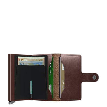 Secrid Miniwallet Portemonnee Dusk dark brown