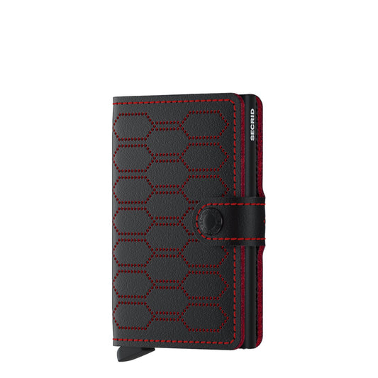Secrid Miniwallet Portemonnee Fuel black & red