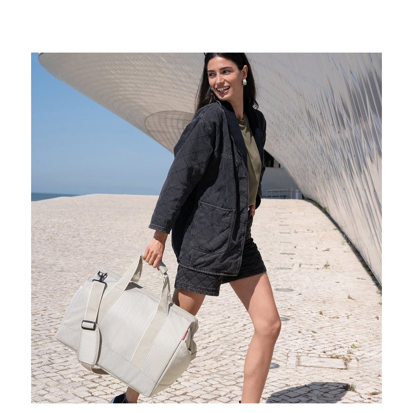 Reisenthel Travelling Allrounder M herringbone sand