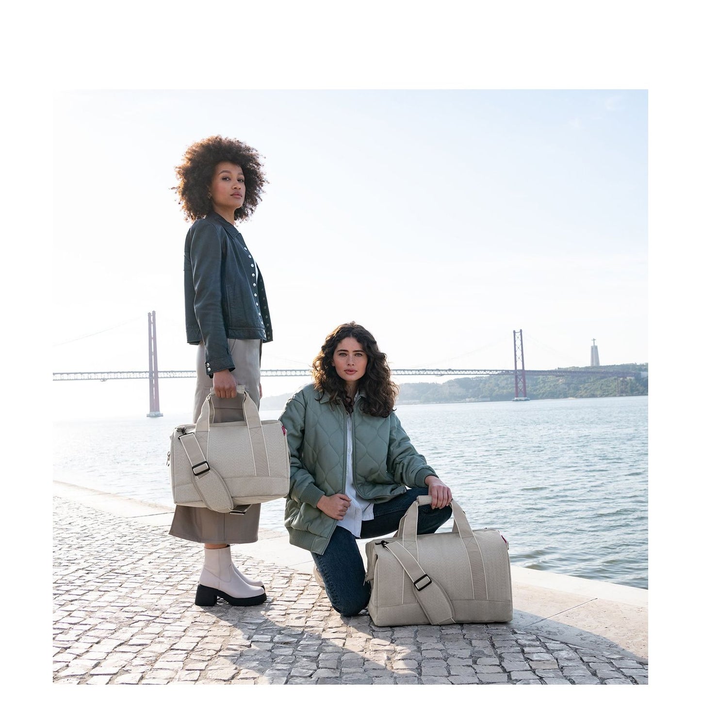 Reisenthel Travelling Allrounder L herringbone sand