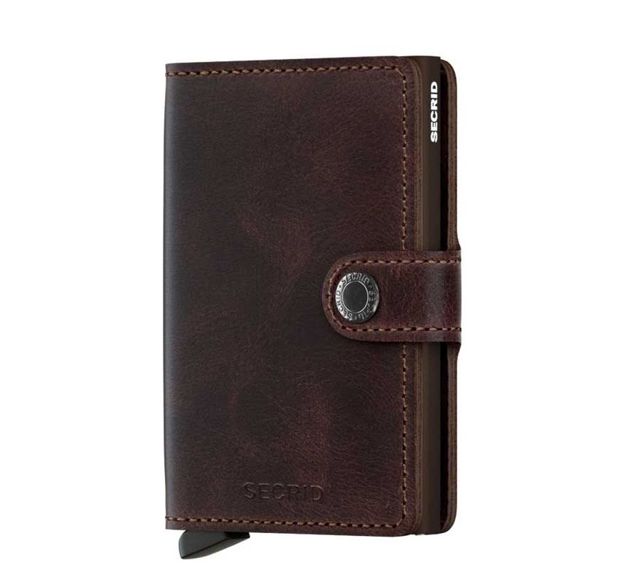 Secrid Miniwallet Portemonnee Vintage chocolate