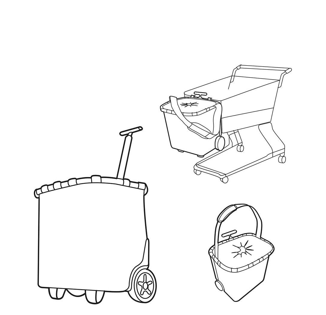 Reisenthel Shopping Carrycruiser frame black/black