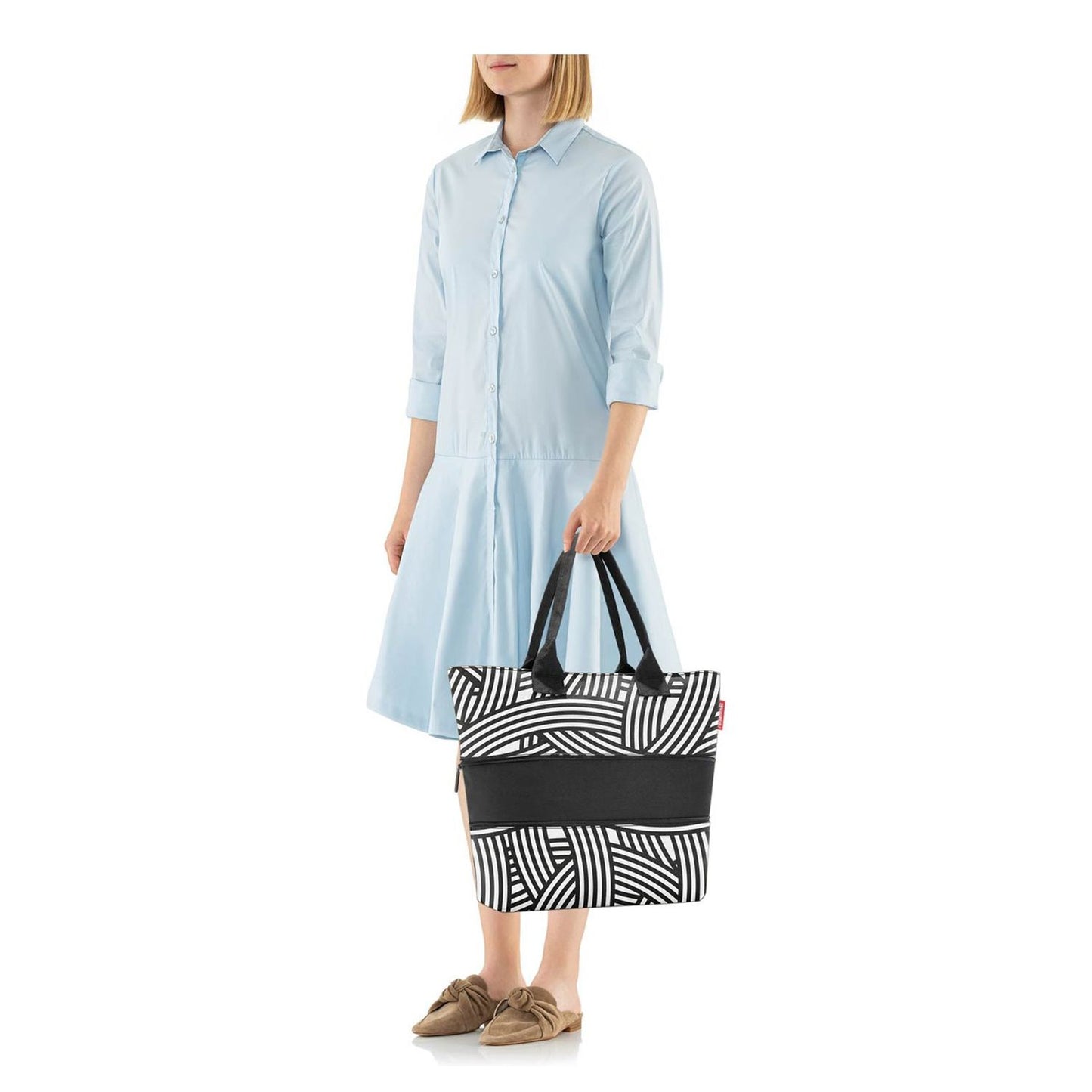 Reisenthel Shopping Shopper e1 twist zilver