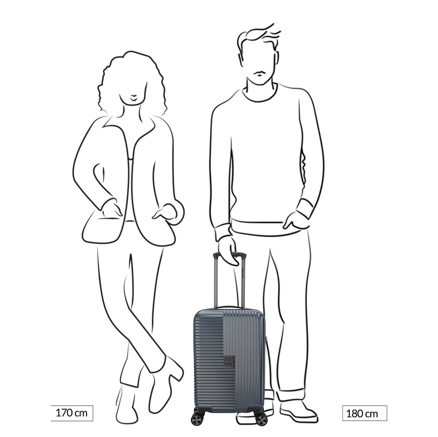 Decent Tourister Cabin Trolley 55/35 taupe