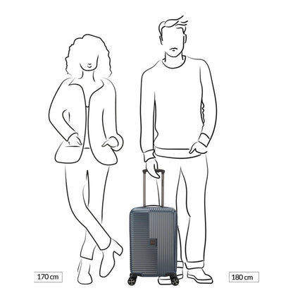 Decent Tourister Cabin Trolley 55/35 taupe
