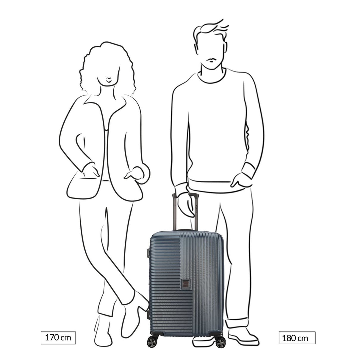 Decent Tourister Medium Trolley 66 taupe