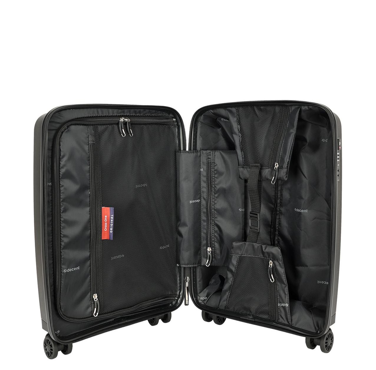 Decent Cross-One Cabin Trolley 55/35 black