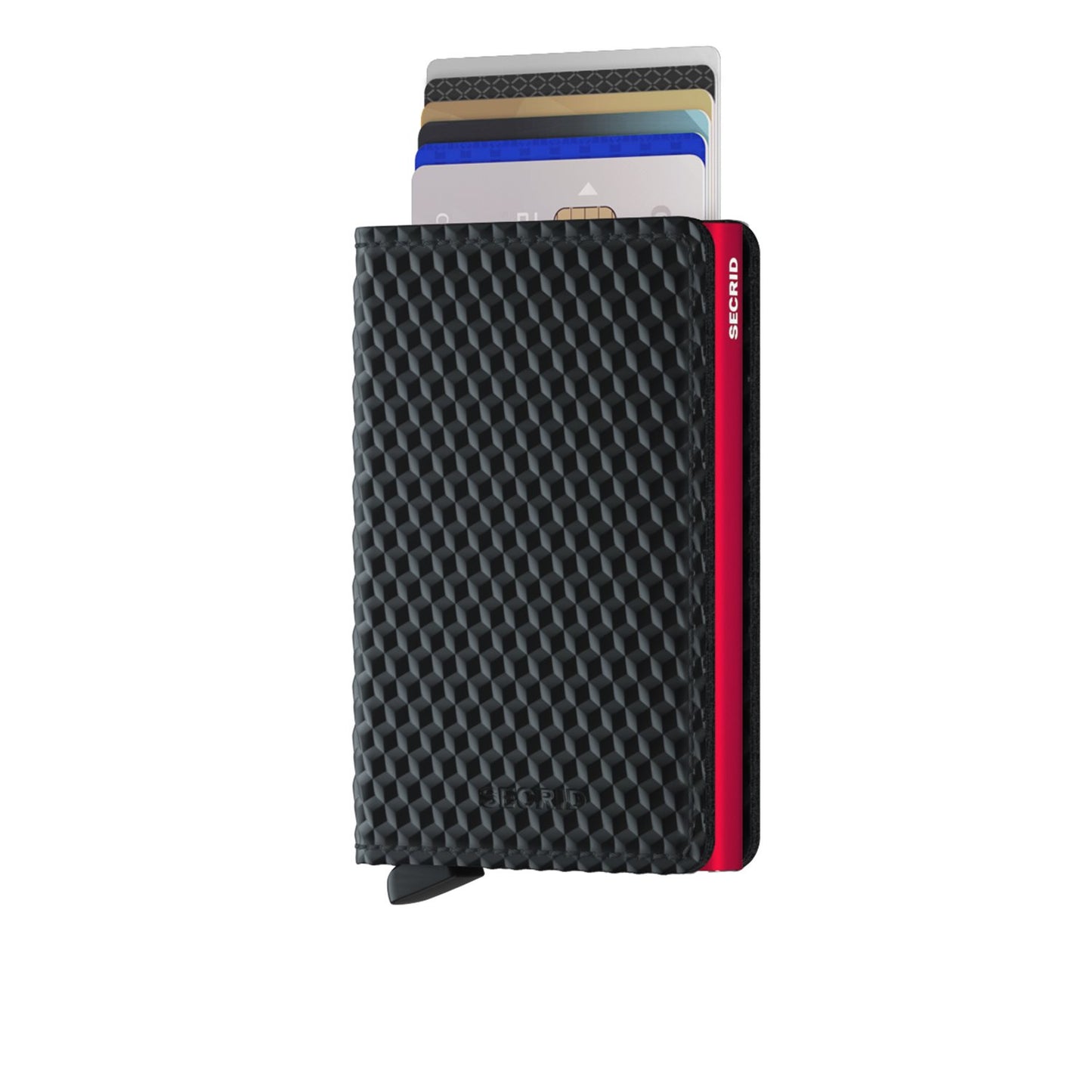 Secrid Slimwallet Portemonnee Cubic black / red