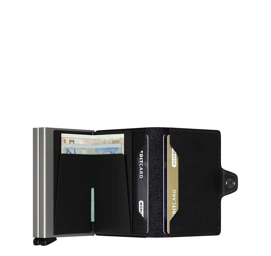 Secrid Twinwallet Portemonnee black leather