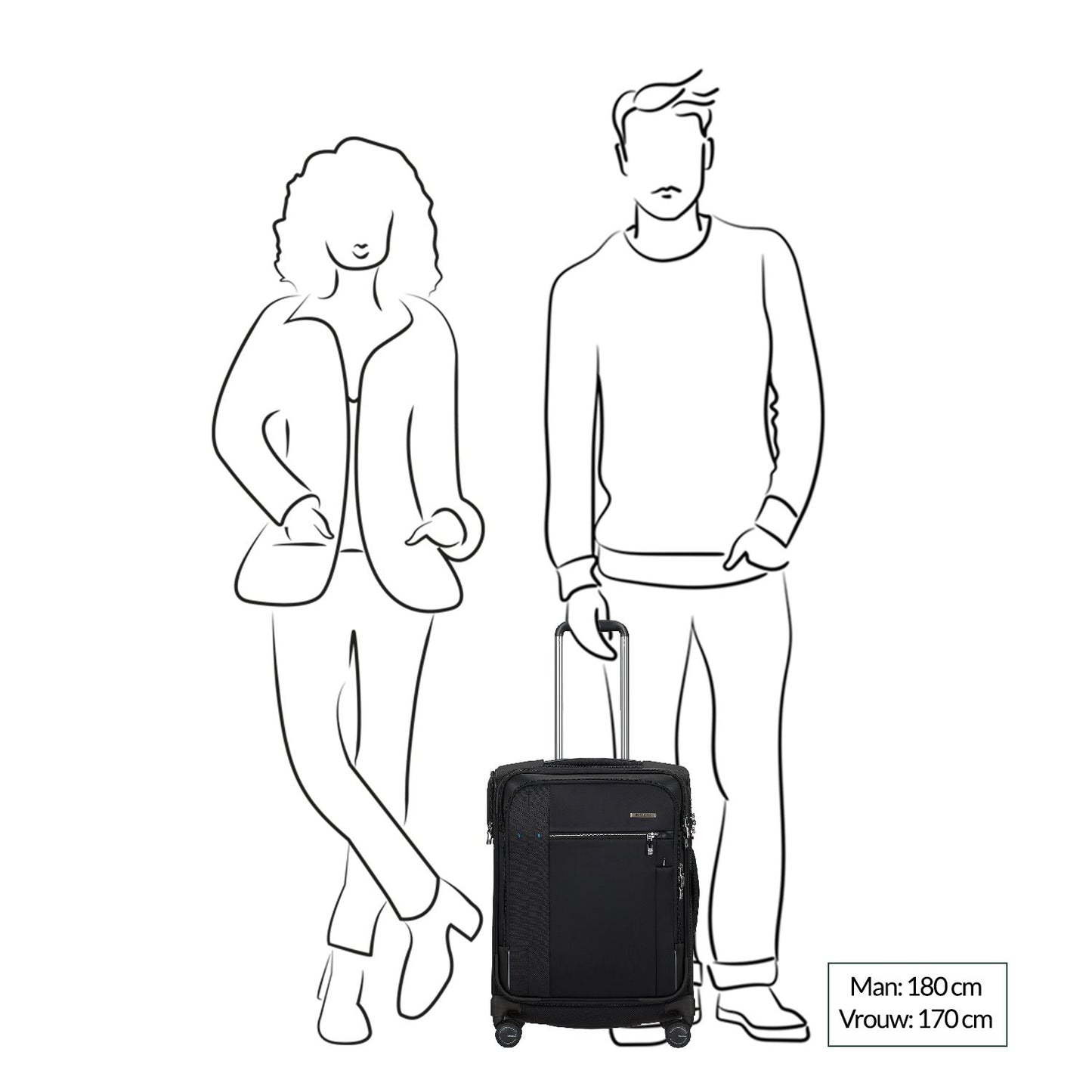 Samsonite Spectrolite 3.0 TRVL Spinner 55 black
