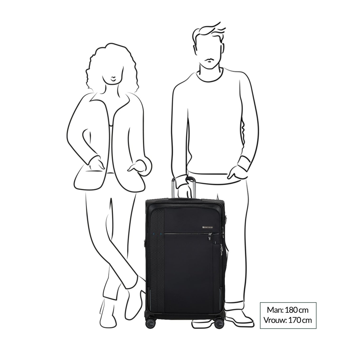 Samsonite Spectrolite 3.0 TRVL Spinner 78 Expandable black