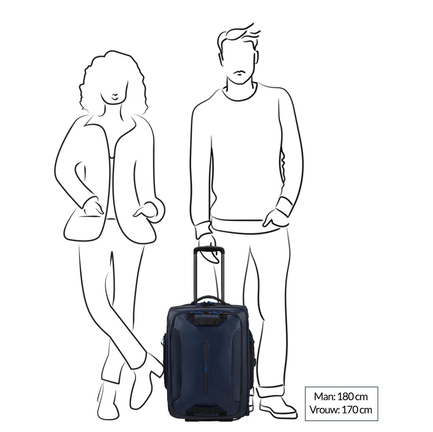 Samsonite Ecodiver Duffle/Wheels 55/35 yellow