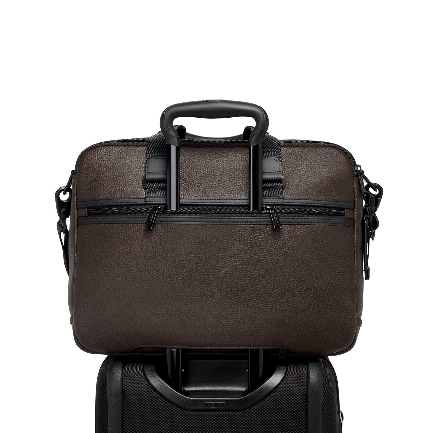 TUMI Alpha Bravo Albany Advanced Brief dark brown