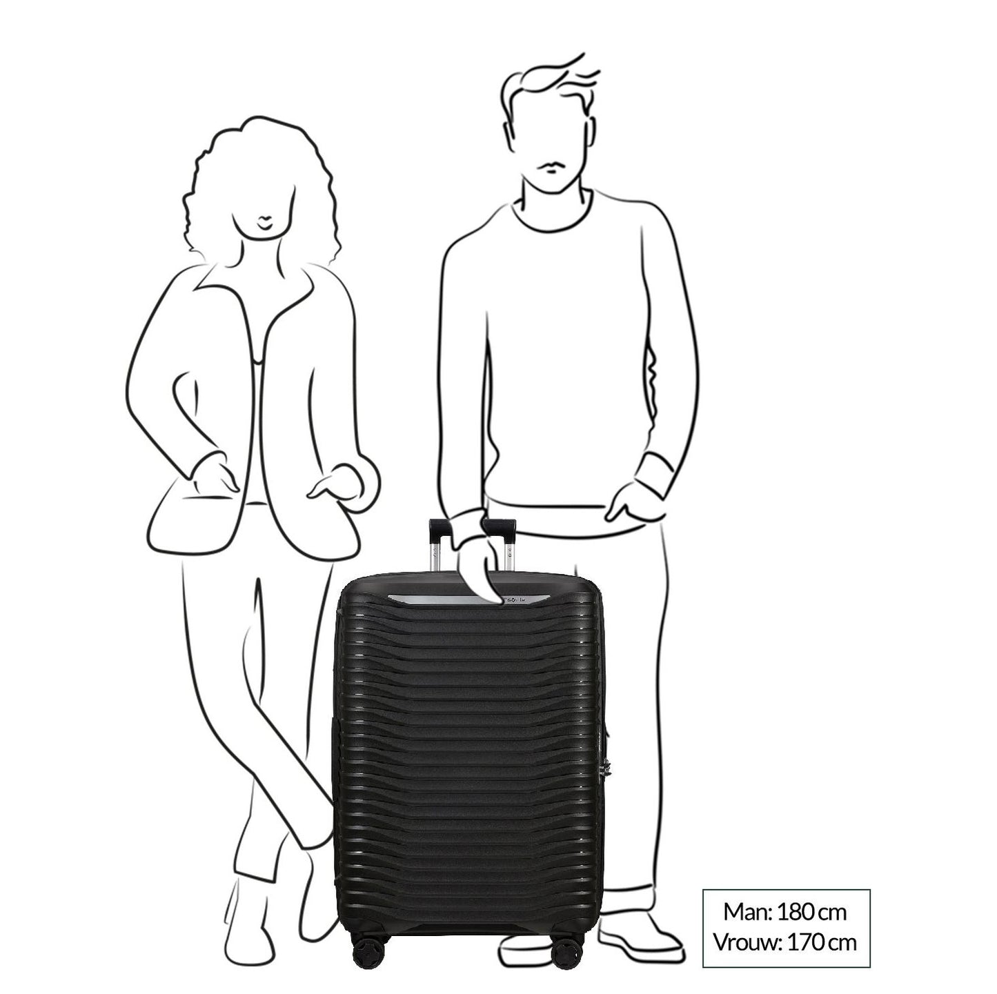 Samsonite Upscape Spinner 81 Expandable yellow