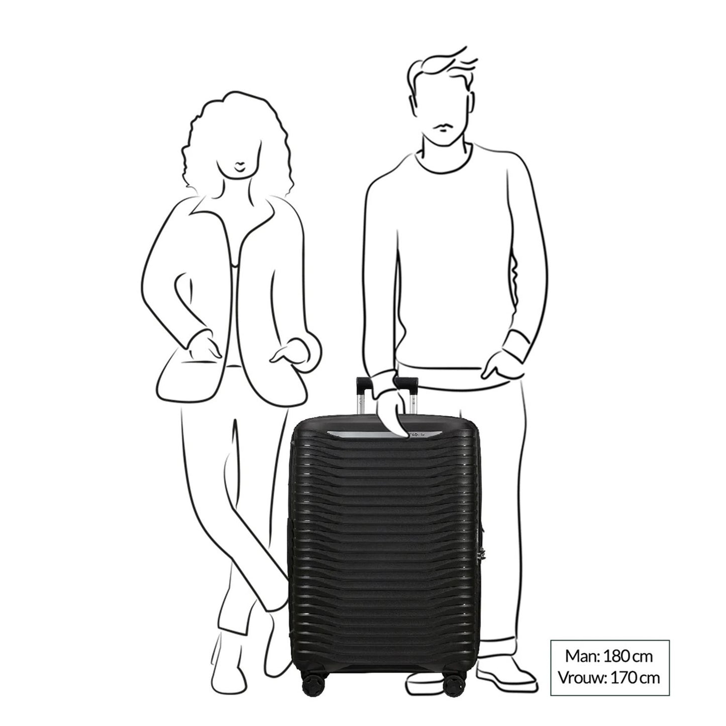 Samsonite Upscape Spinner 81 Exp nautical blue