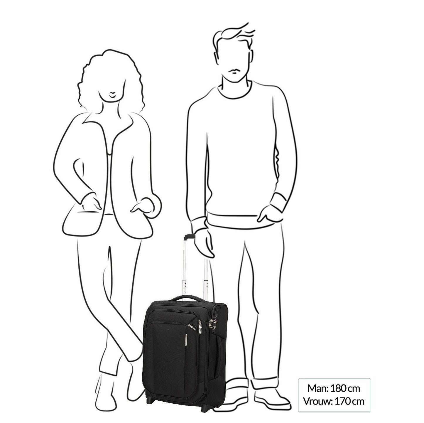 Samsonite Respark Upright 55 Expandable ozone black