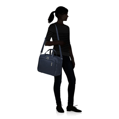 Samsonite Respark Laptop Shoulder Bag midnight blue