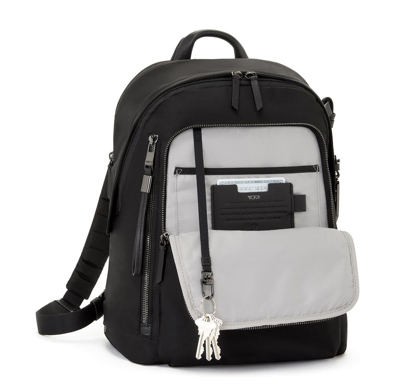 TUMI Voyageur Halsey Backpack black/gunmetal