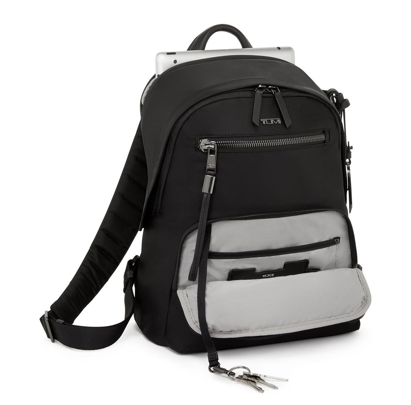 TUMI Voyageur Halsey Backpack black/gunmetal