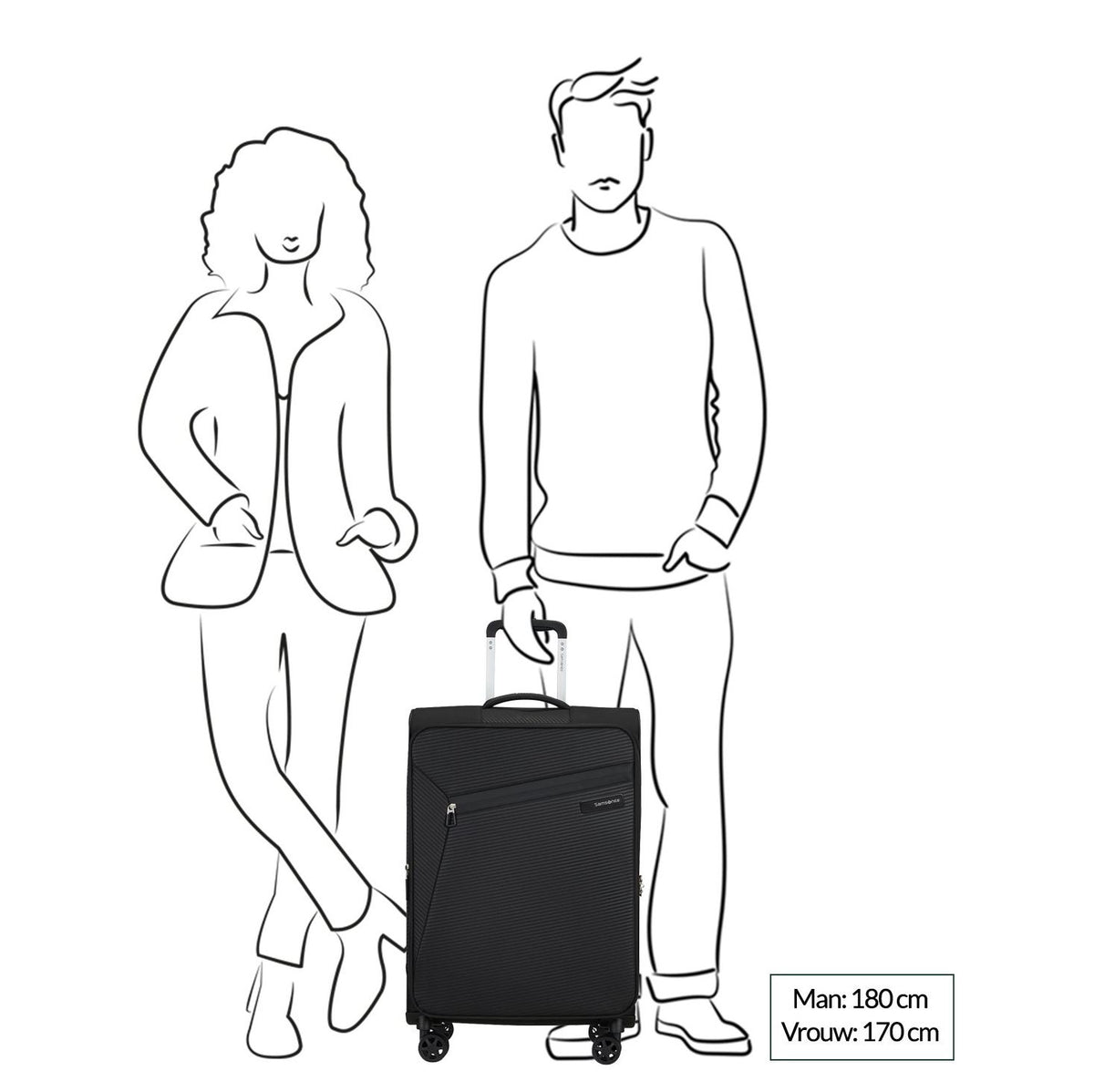 Samsonite Litebeam Spinner 66 EXP black