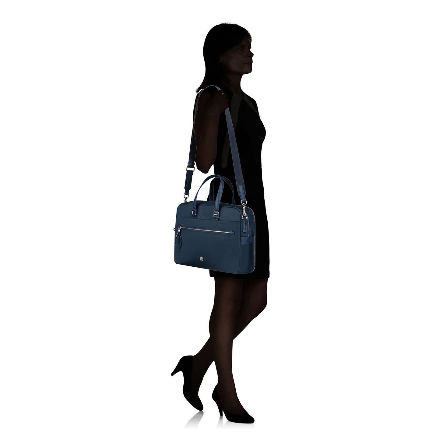 Samsonite Karissa Evo Bailhandle 15.6" 2 Comp blue nights