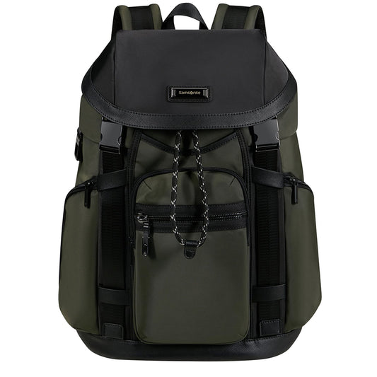 Samsonite Relyon Backpack M 15.6" + Flap green