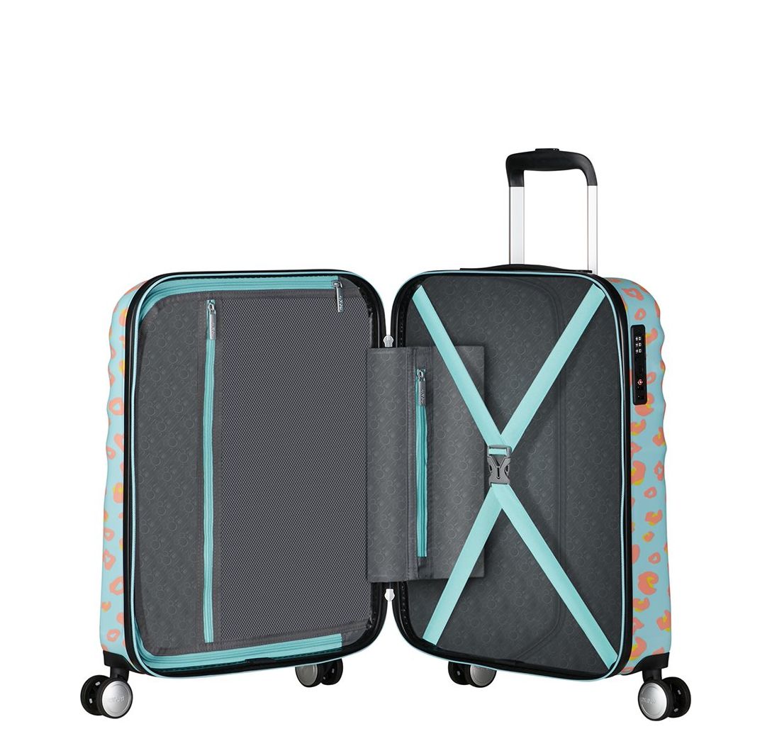 American Tourister Wavebreaker Disney Spinner 55/20 TSA minnie pastel dots
