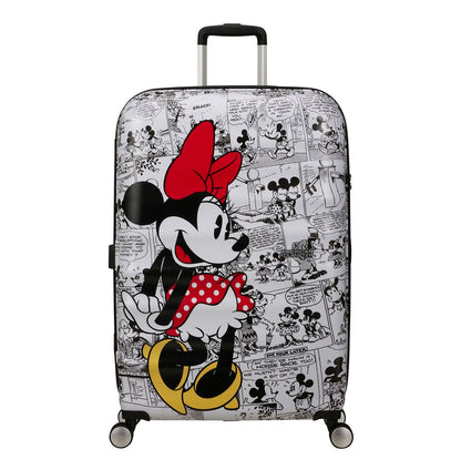 American Tourister Wavebreaker Disney Spinner 77/28 TSA minnie comics white