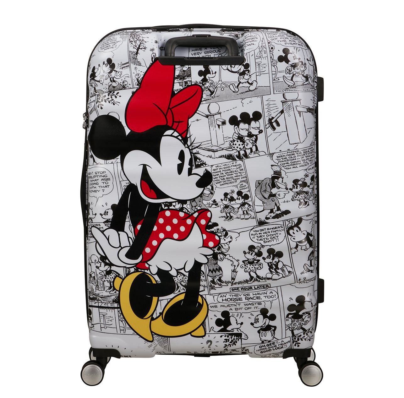 American Tourister Wavebreaker Disney Spinner 77/28 TSA minnie comics white
