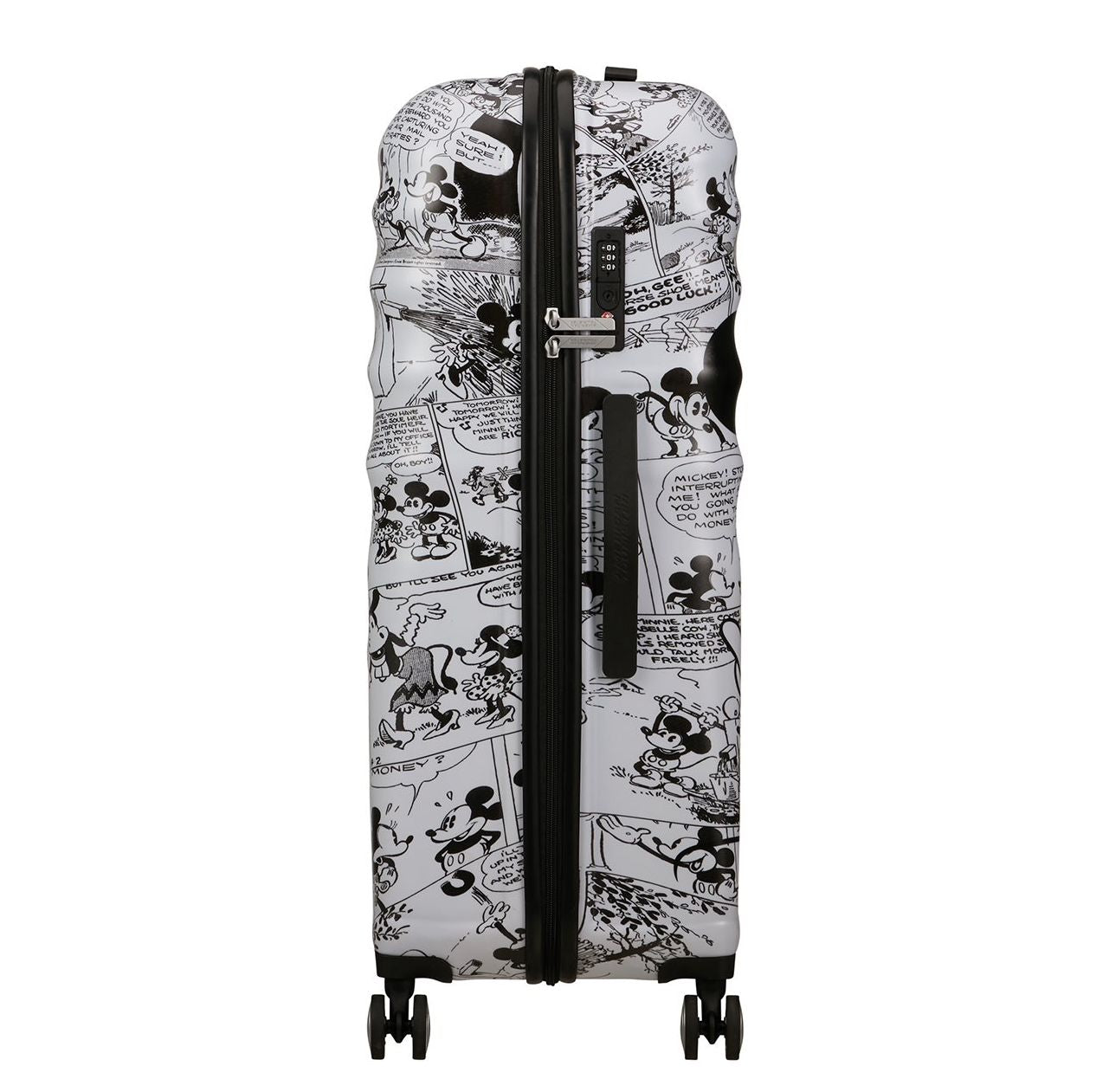 American Tourister Wavebreaker Disney Spinner 77/28 TSA minnie comics white