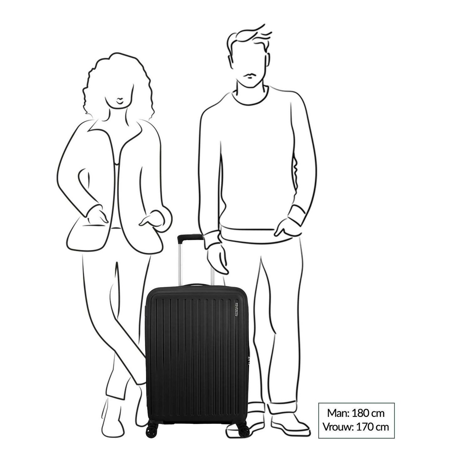 American Tourister Rejoy Spinner 68/25 TSA jade green
