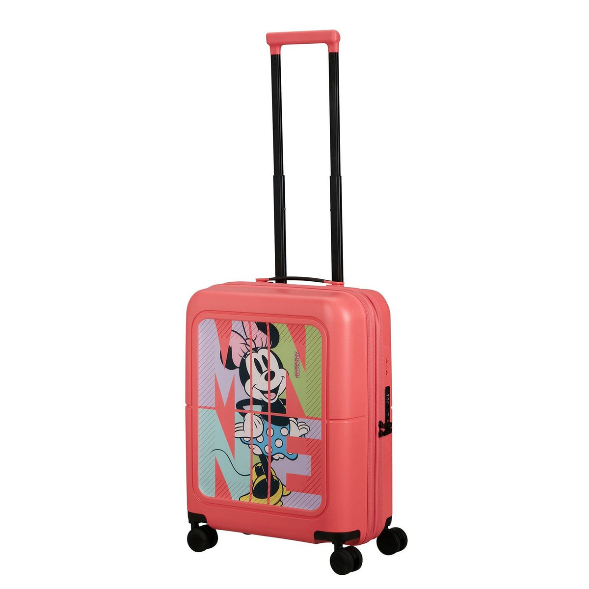 American Tourister Dashpop Disney Spinner 55/20 Exp TSA minnie pop letters