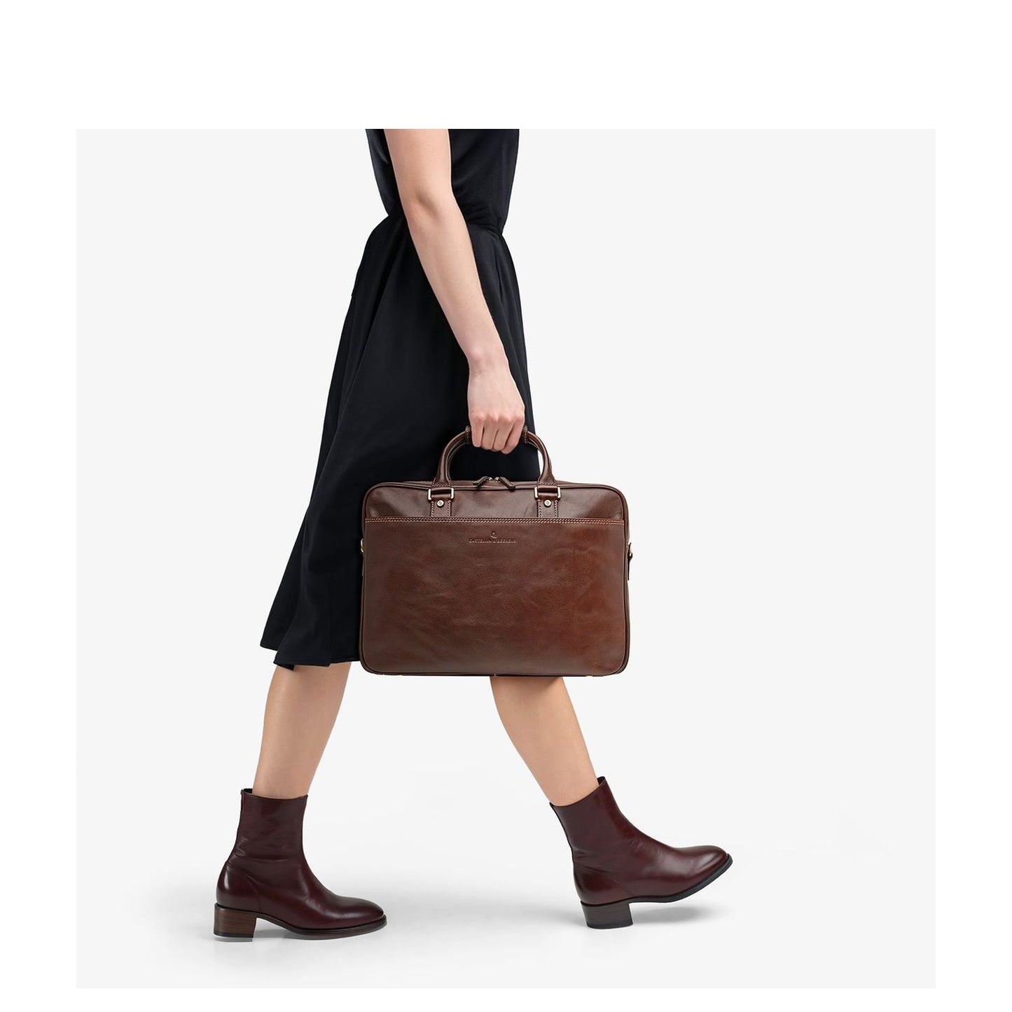 Castelijn & Beerens Verona Business Laptoptas 15.6" mokka