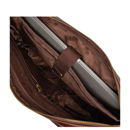 Castelijn & Beerens Verona Business Laptoptas 15.6" mokka