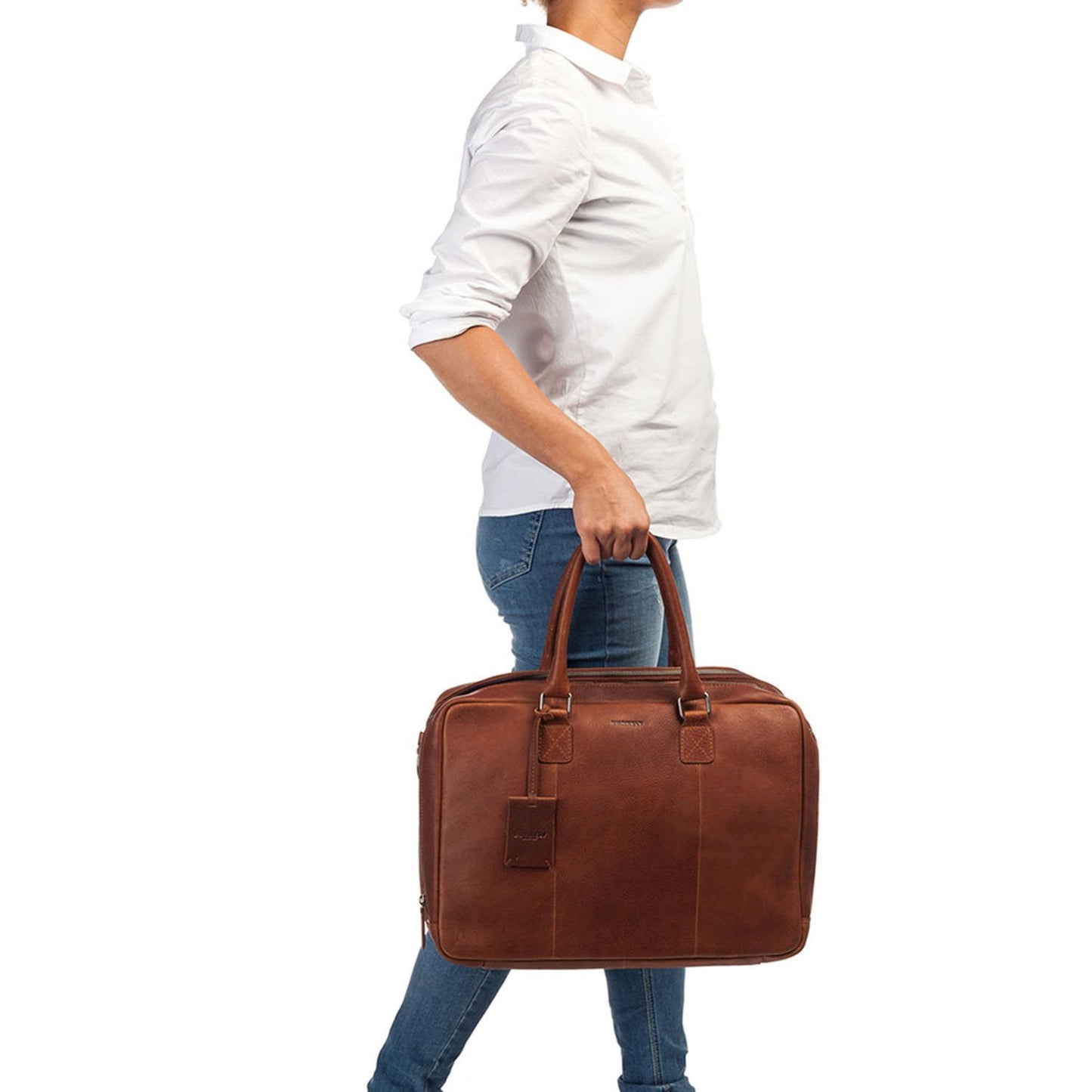 Burkely Antique Avery Worker 15.6" cognac