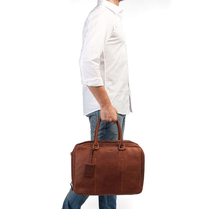 Burkely Antique Avery Worker 15.6" cognac