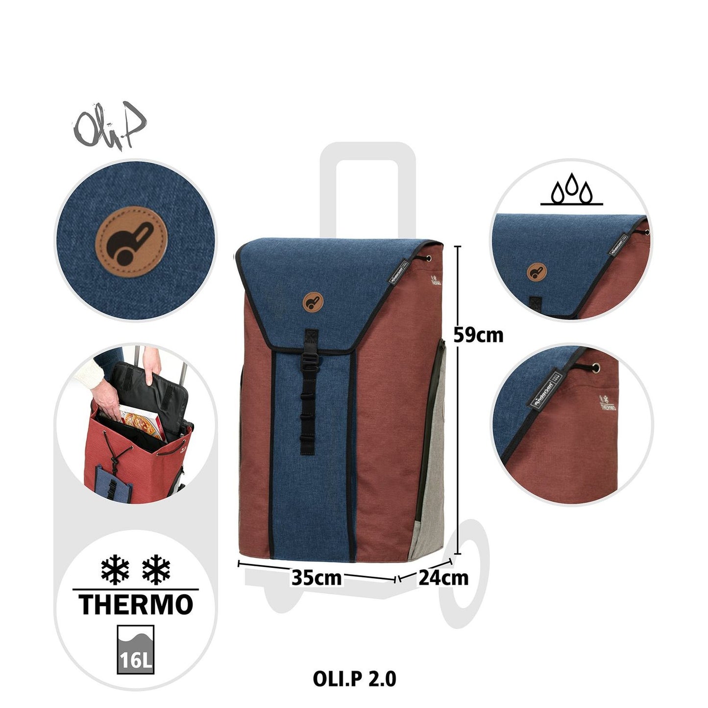 Andersen Royal Shopper Oli.P 2.0 blue