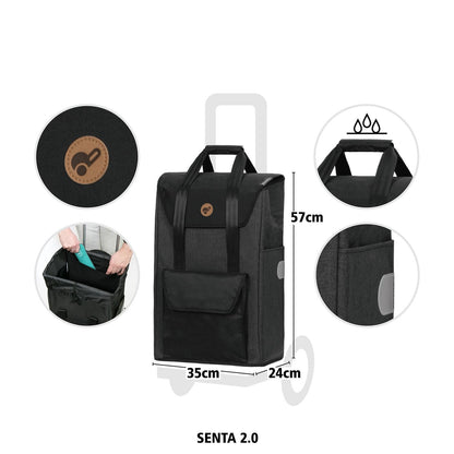 Andersen Quattro Shopper Senta 2.0 black