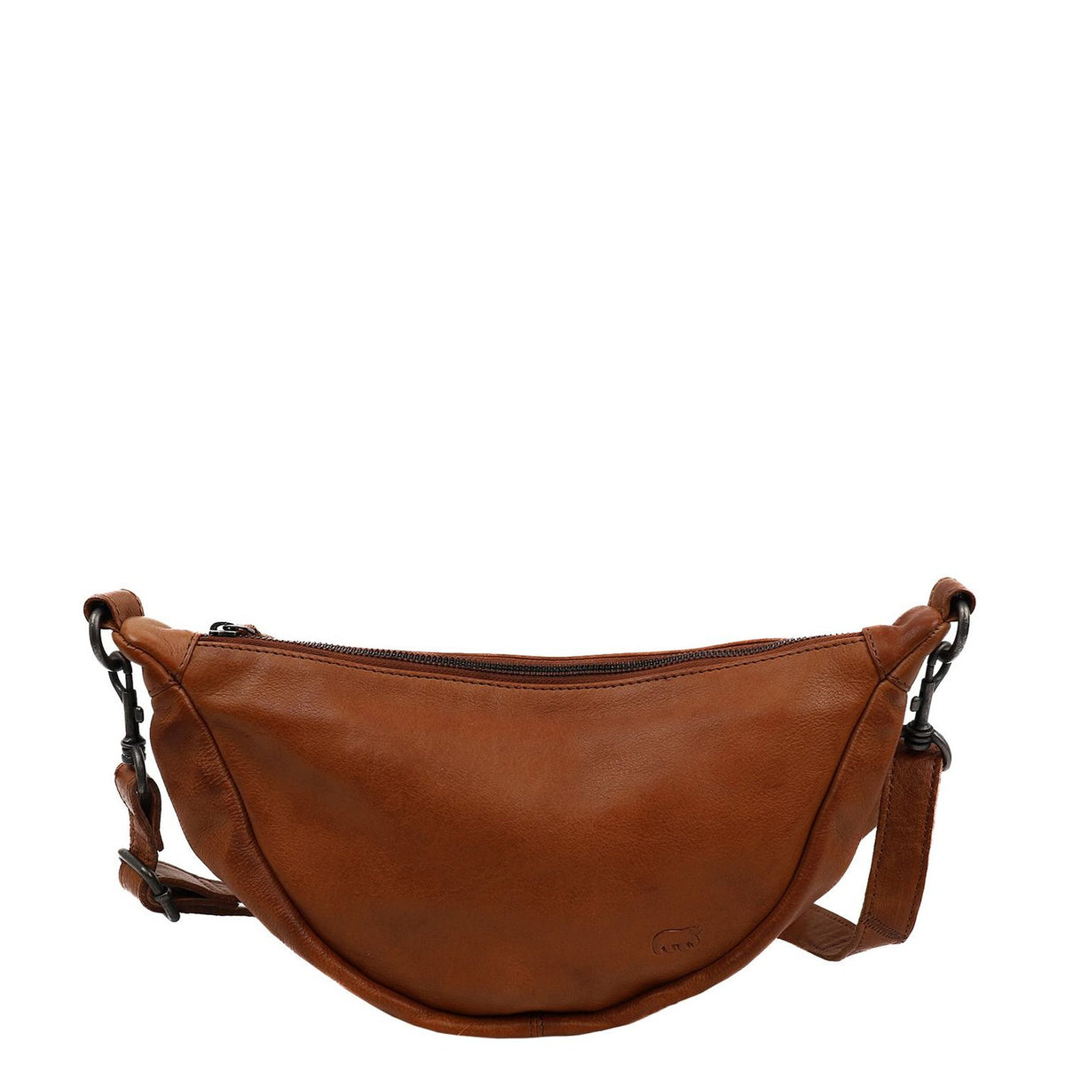 Bear Design Toon Crossbody cognac