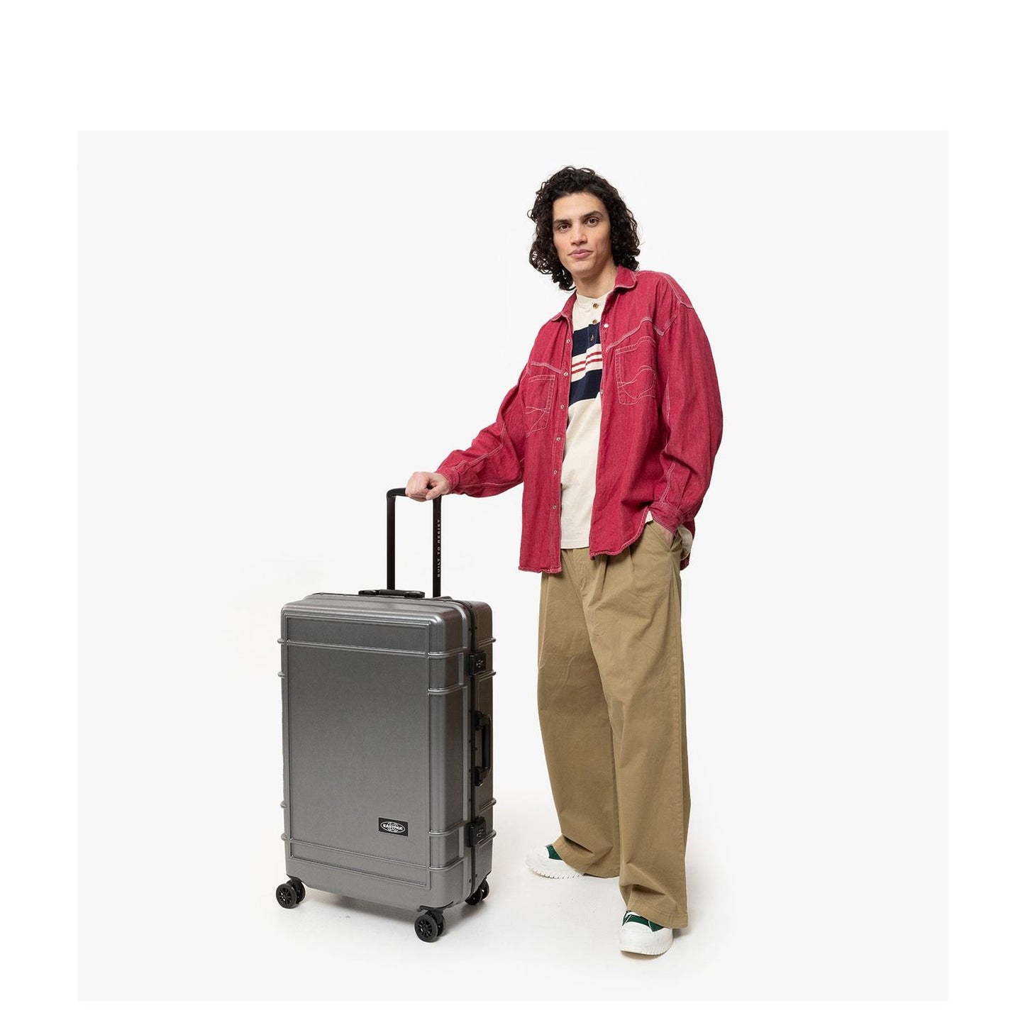 Eastpak Resist'R Case L brushed metal