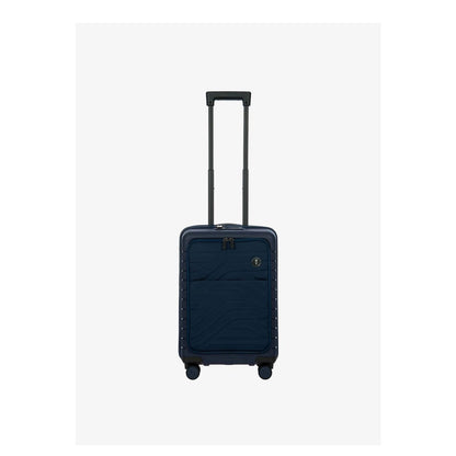 Bric's Ulisse Cabin Trolley 55 Expandable Pocket ocean blue