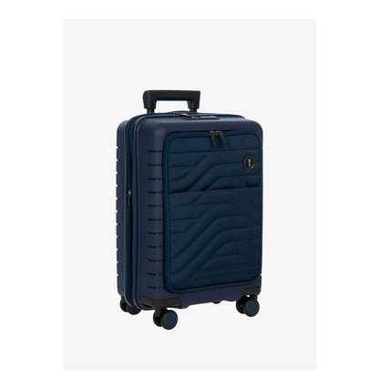 Bric's Ulisse Cabin Trolley 55 Expandable Pocket ocean blue