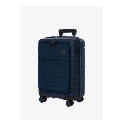 Bric's Ulisse Cabin Trolley 55 Expandable Pocket ocean blue
