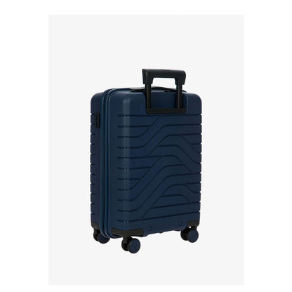 Bric's Ulisse Cabin Trolley 55 Expandable Pocket ocean blue