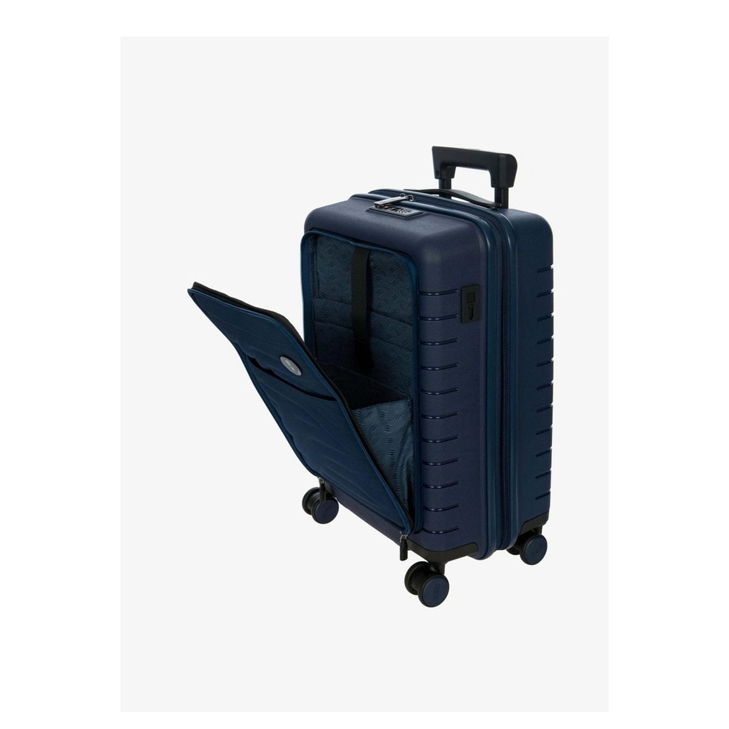 Bric's Ulisse Cabin Trolley 55 Expandable Pocket ocean blue