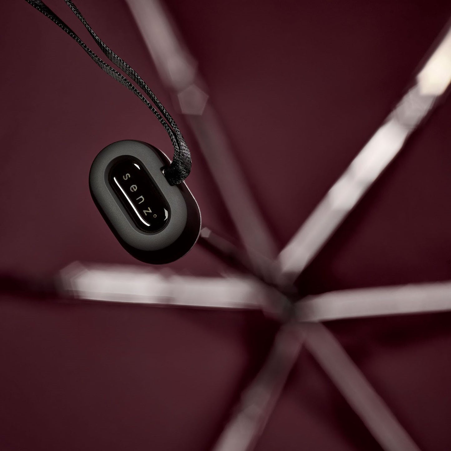 Senz Micro Foldable Storm Umbrella eggplant