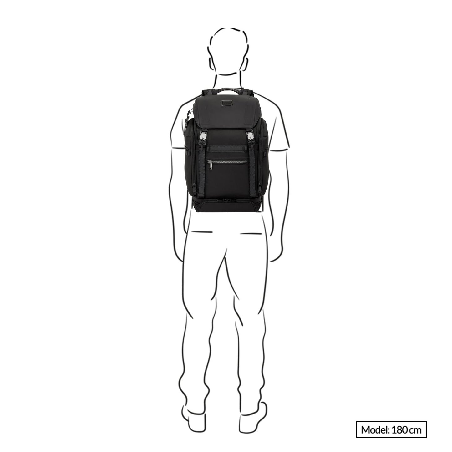 TUMI Alpha Bravo Expedition Backpack black