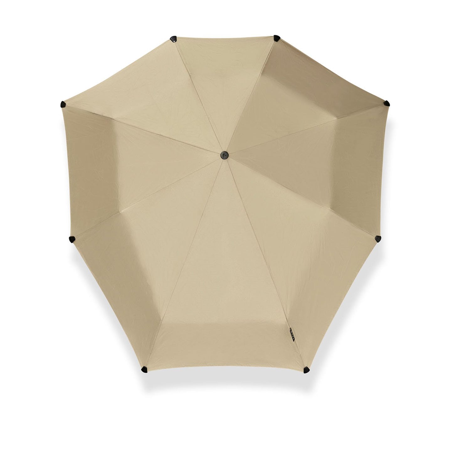 Senz Mini Automatic Foldable Storm Umbrella champagne brown