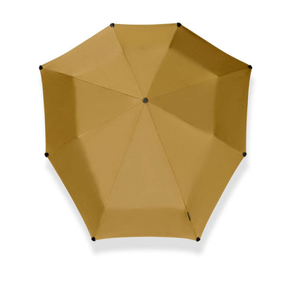 Senz Mini Automatic Foldable Storm Umbrella golden palm