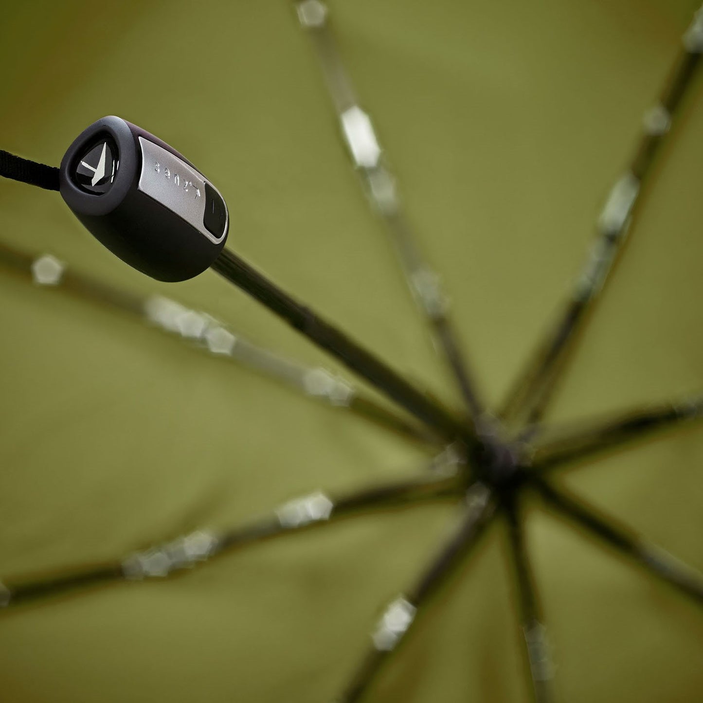 Senz Mini Automatic Foldable Storm Umbrella fren green